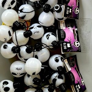 Set of 3 Jack skellington head string lights ✨🎃
